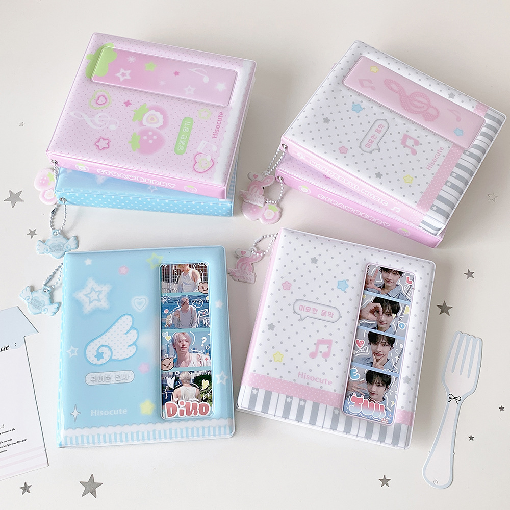 Kpop Photo Card Binder 3 Inch - Kawaii Taschen-Fotokartenalbum 3 Zoll Kpop Fotokarten-Sammelmappe