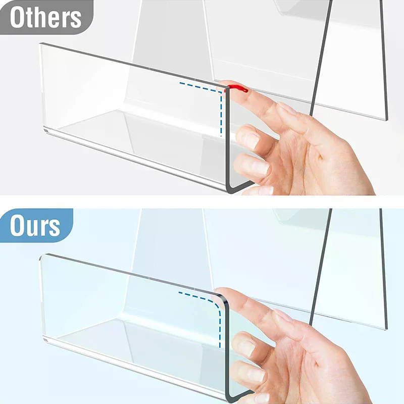 Clear Acrylic Book Stand Holder - 1 Stück Comic-Buch-Displayhalter aus Acryl, Comic-Buch-Rahmen,
