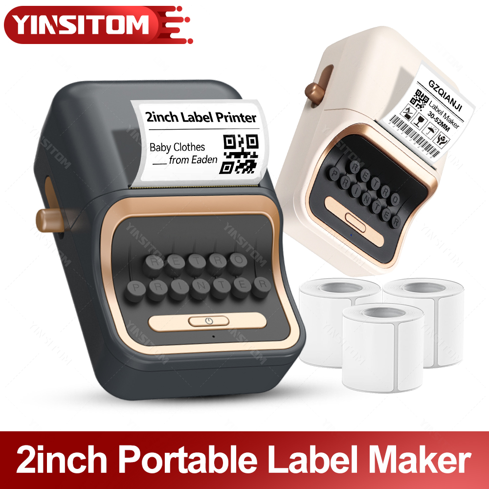 Mini Pocket Thermal Printer Paper Roll - 2 zoll Label Mini Drucker Tasche