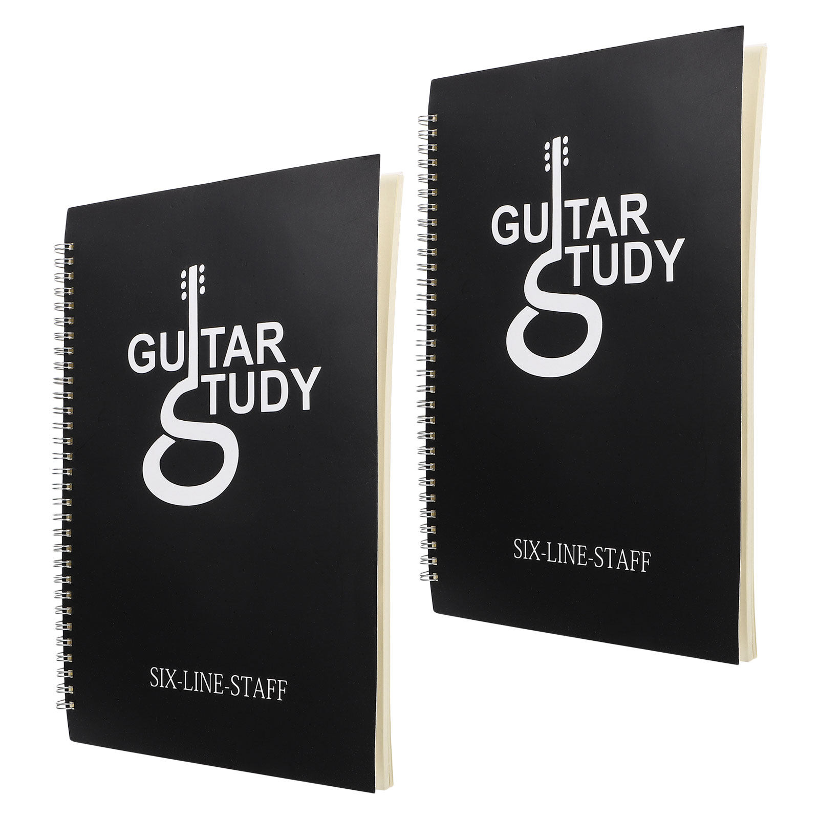 Blank Sheet Music Notebook - 2 Stücke Gitarren-Notizbuch, 6-Saiten Leeres Notenpapier,