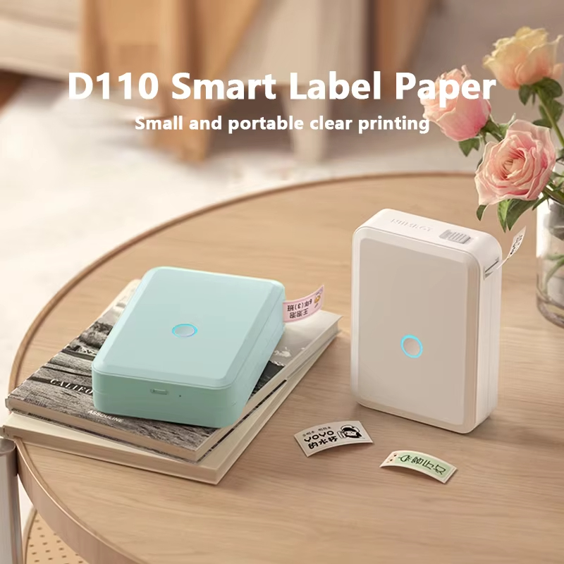 Mini Pocket Thermal Printer Paper Roll - Niimbot D110 Mini tragbare thermische selbstklebende