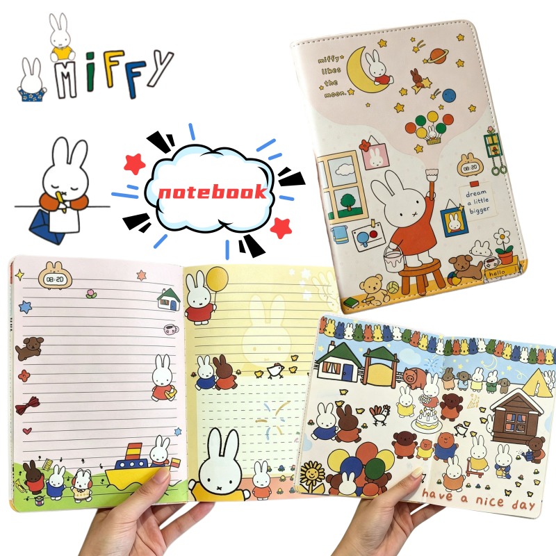 Stationery Books - Neues B6 Miffy Niedliches Notizbuch mit
