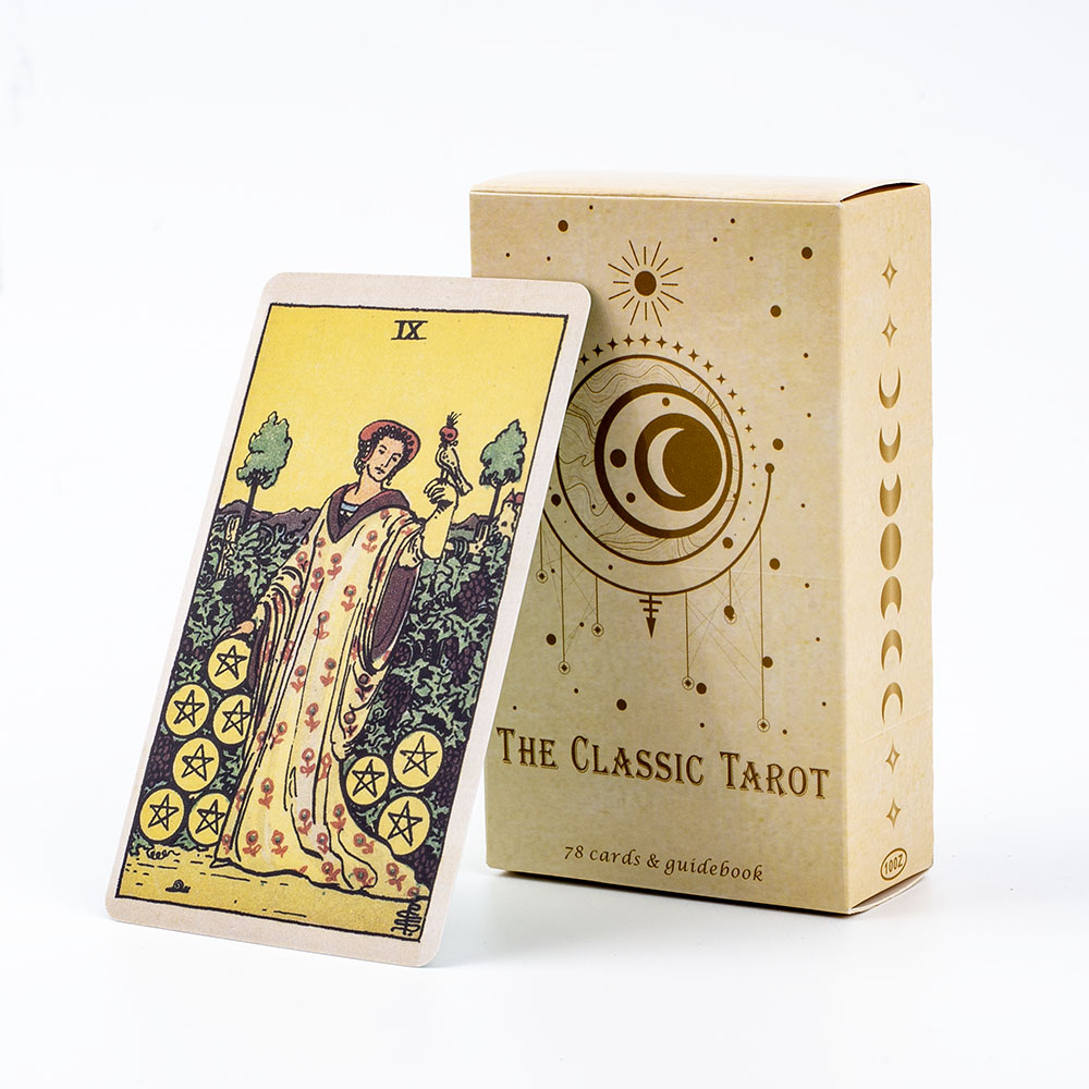 Tarot Deck With Guidebook - Das klassische Tarot-Brettspiel für Anfänger, 78