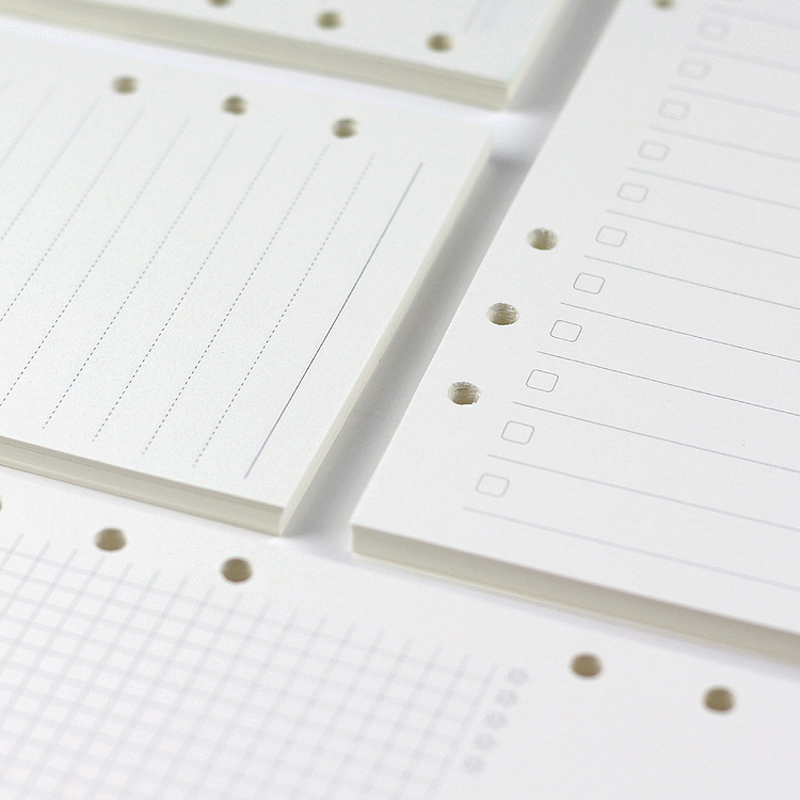 A5 Spiral Dotted Grid Notebook - A5 A6A7 45-Blatt-Notizbuch mit losen Blättern,