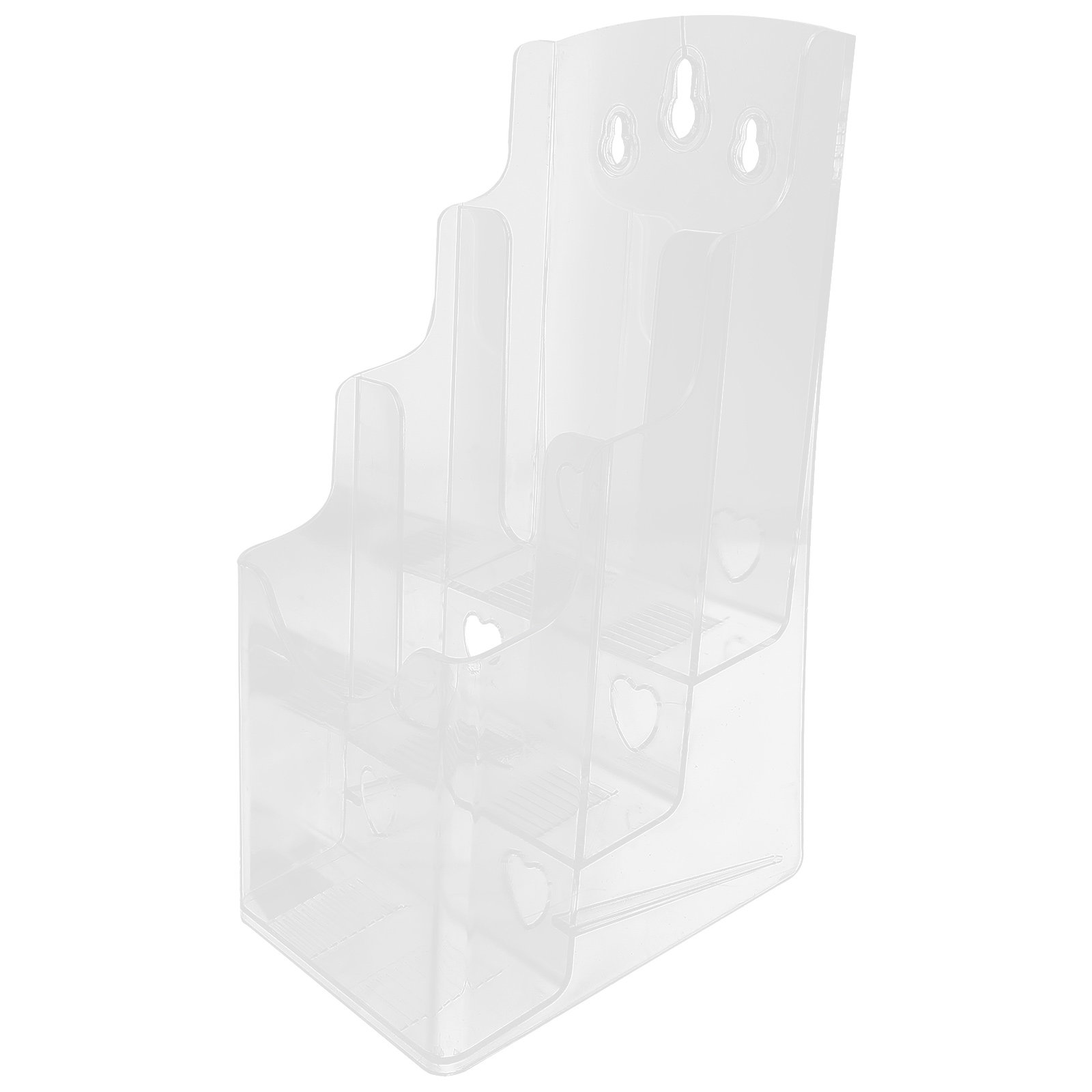 Clear Acrylic Book Stand Holder - Klarer Acryl-Dokumentenständer mit Neigung für den