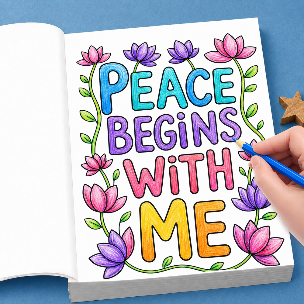 Adult Coloring Book Stress Relief - 28-seitiges Malbuch für Erwachsene zur Förderung