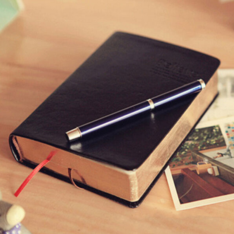 Vintage Leather Journal Notebook - Vintage dickes Leder Bibel Notizbuch leeres