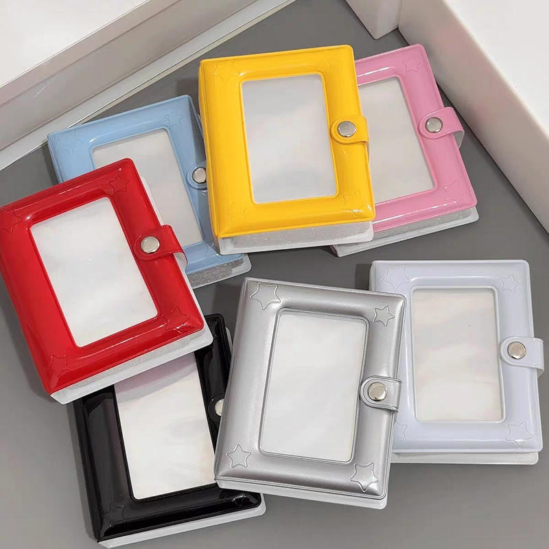 Kpop Photo Card Binder 3 Inch - Fotokartenhalter-Buch 3 Zoll Mini-Fotokartenbinder 40 Taschen