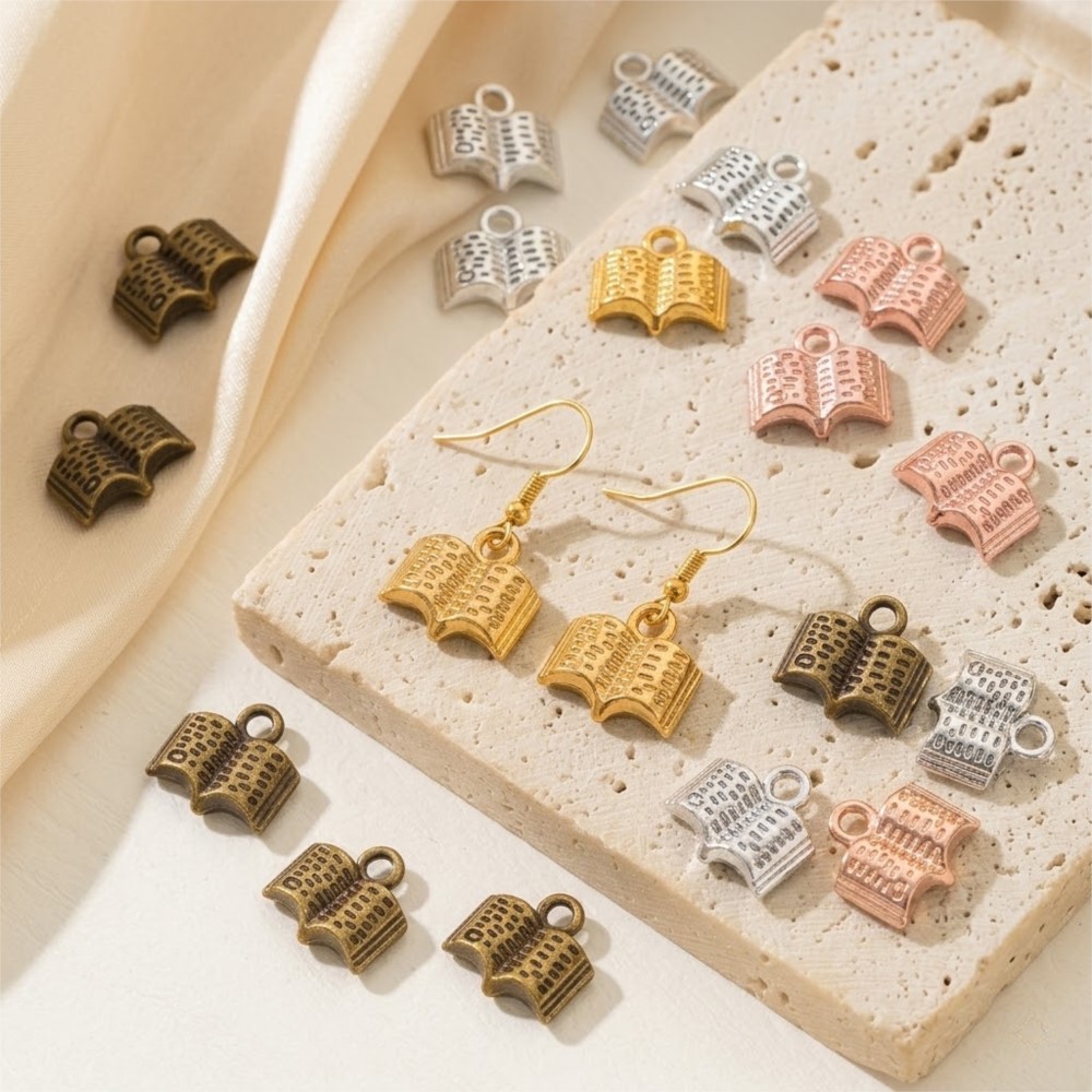10/20/100 Stück Charms, offene – Stationery Books Bewertung und Preis