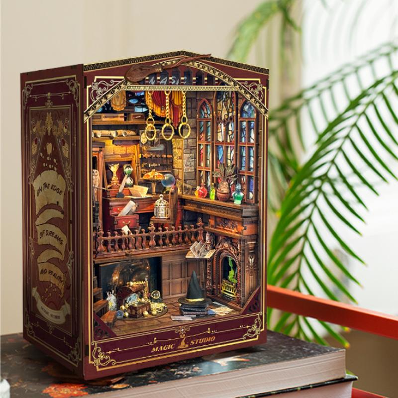 DIY Buchecke Regaleinsatz Kits – Diy Wooden Book Nook Kit Shelf Insert Bewertung und Preis