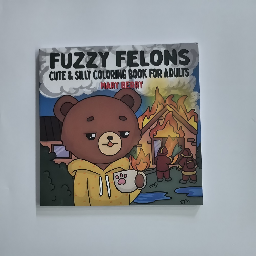 Fuzzy Felons Malbuch für Erwac – Adult Coloring Book Stress Relief Bewertung und Preis