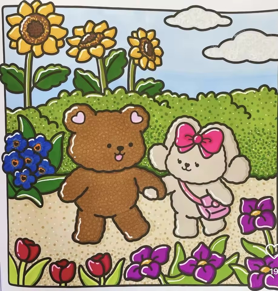 FUZZY IN LOVE Malbuch mit kräf – Adult Coloring Book Stress Relief Bewertung und Preis