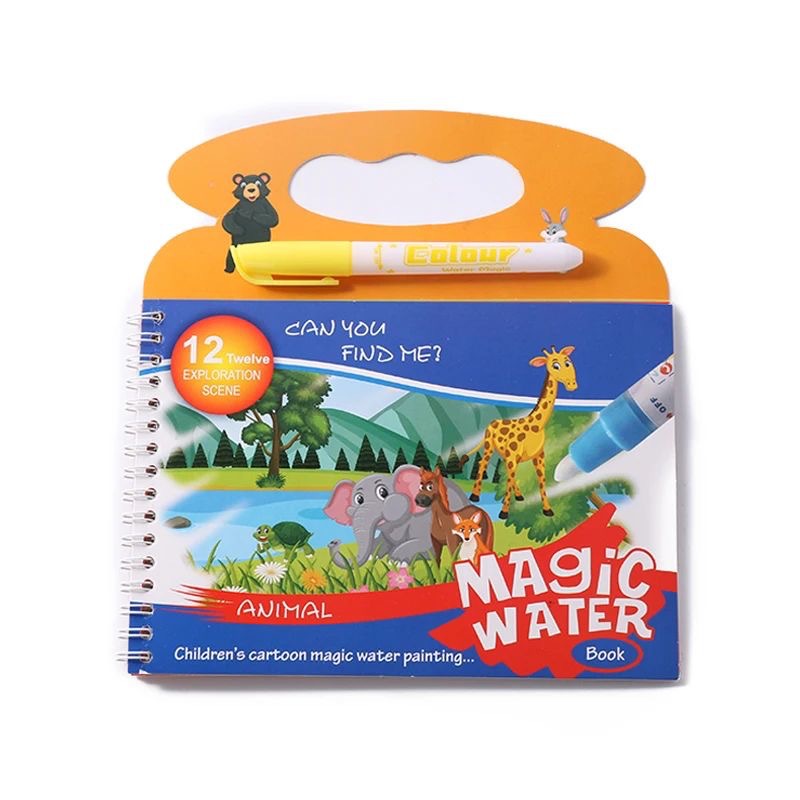 Magisches Wassermalbuch für Ki – Reusable Water Magic Coloring Book Bewertung und Preis