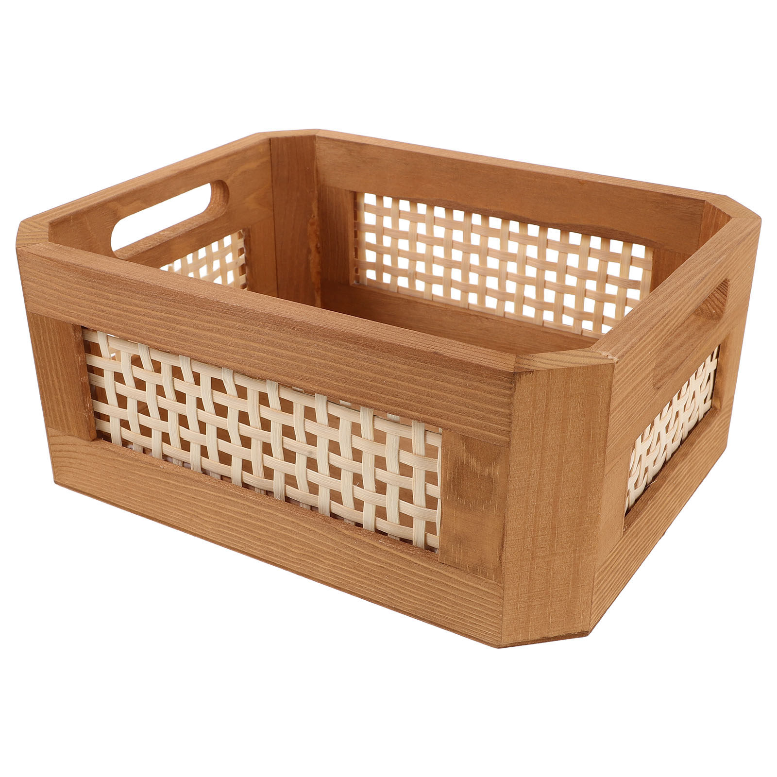 Retro Geflochtener Rattan-Aufb – Magazines Bewertung und Preis