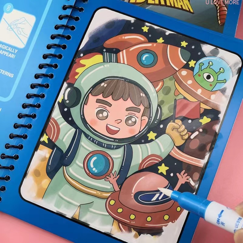 1 Stück magisches Buch Wasser  – Reusable Water Magic Coloring Book Bewertung und Preis