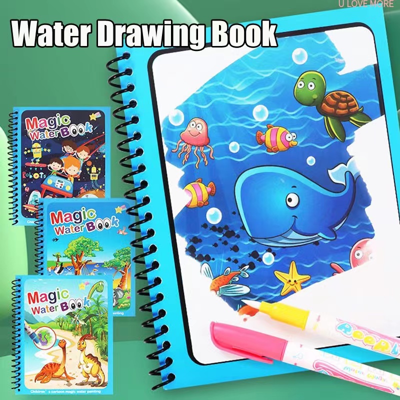 1 Stück magisches Buch Wasser  – Reusable Water Magic Coloring Book Bewertung und Preis