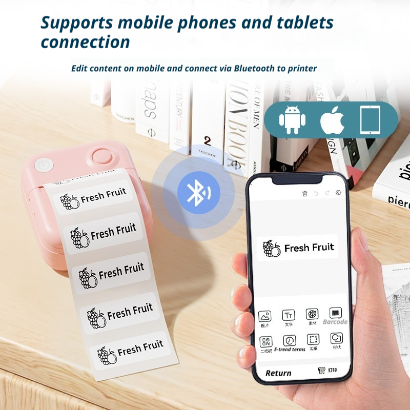 Mini-Taschen-Bluetooth-Thermod – Mini Pocket Thermal Printer Paper Roll Bewertung und Preis