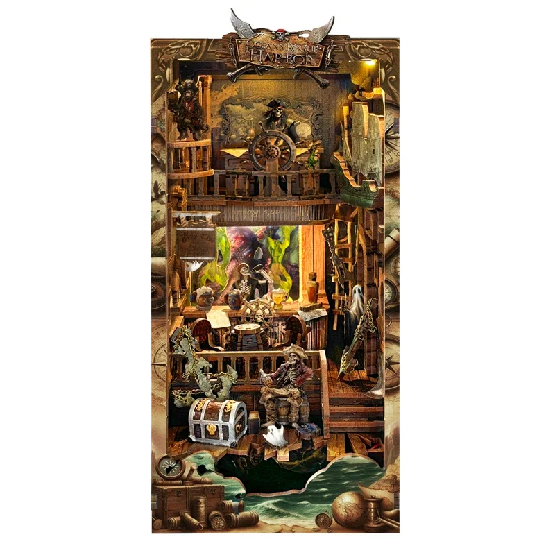 Miniatur DIY Holz New World Pi – Diy Wooden Book Nook Kit Shelf Insert Bewertung und Preis