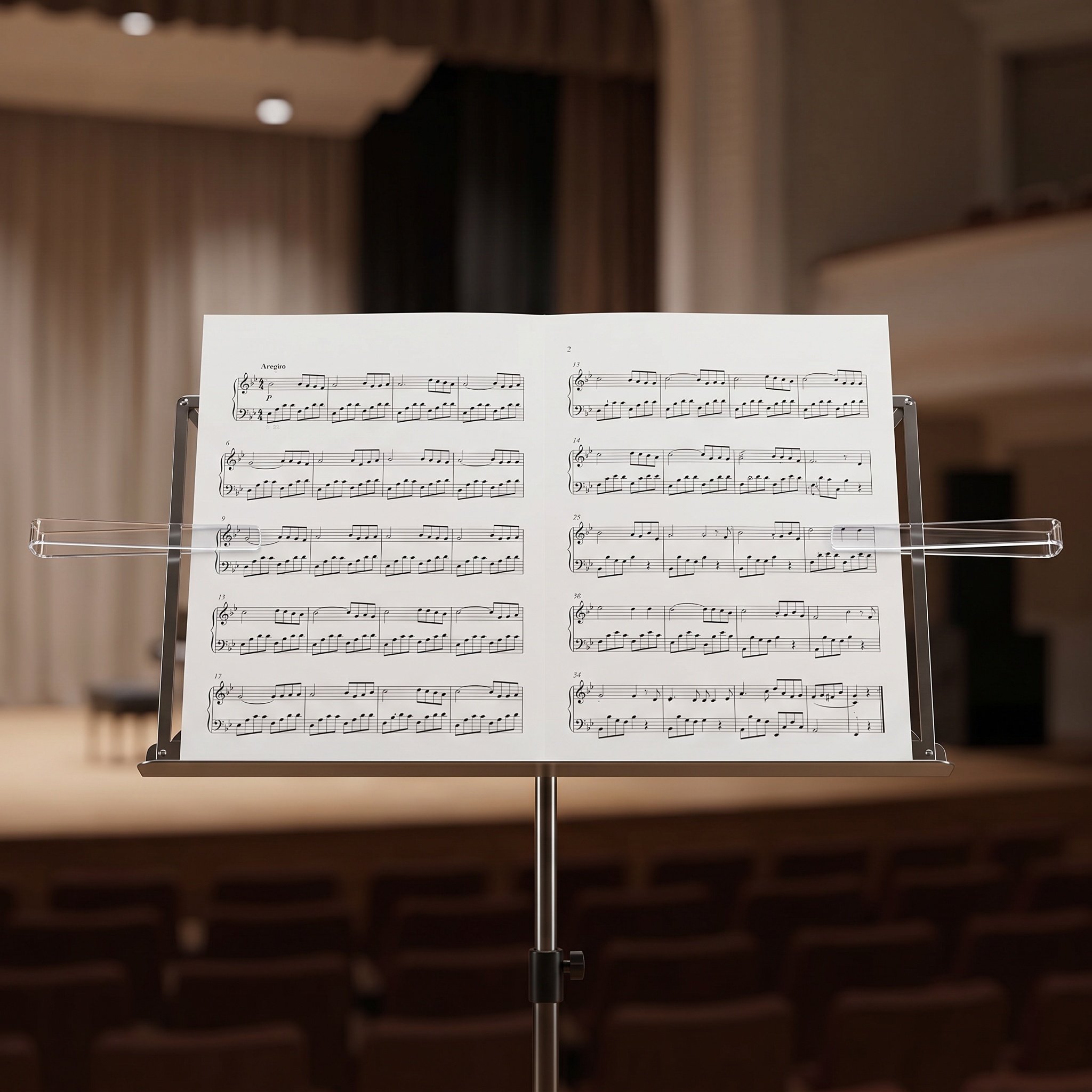 6 Paar Musikbuch-Seitenhalter- – Clear Acrylic Book Stand Holder Bewertung und Preis