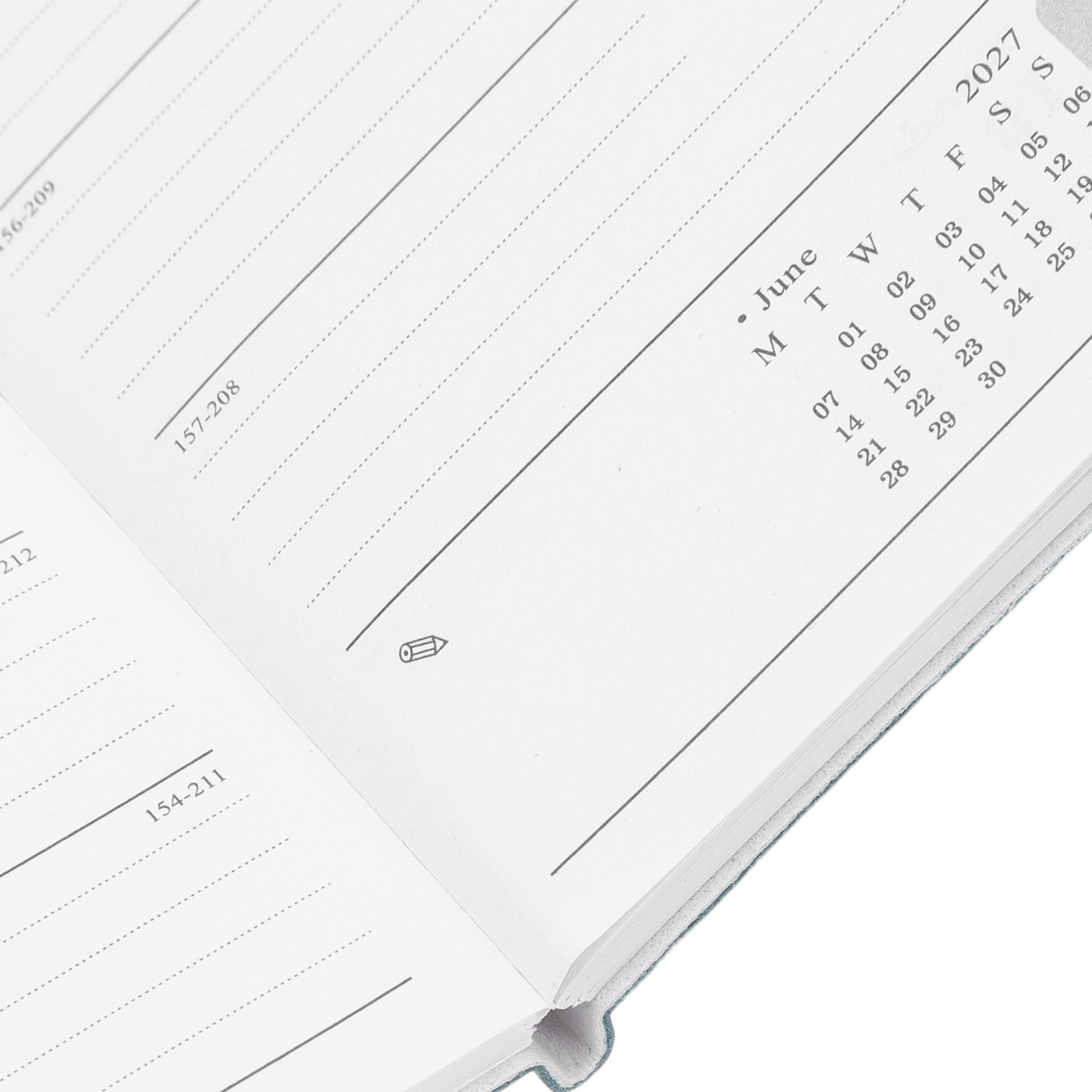2027 Funktionsplaner Notizbuch – A5 Spiral Dotted Grid Notebook Bewertung und Preis