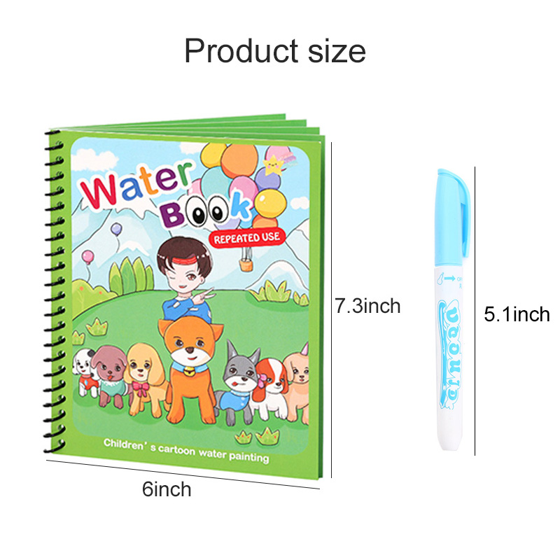 Magisches Wasserbuch mit Stift – Reusable Water Magic Coloring Book Bewertung und Preis