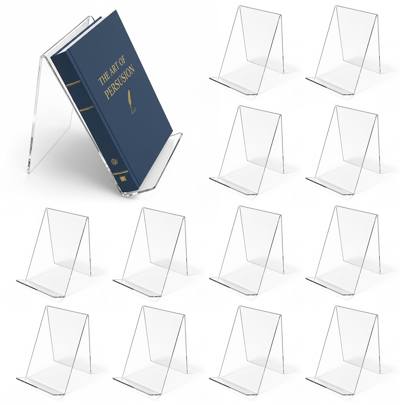 12er-Pack Acryl-Buchständer, t – Clear Acrylic Book Stand Holder Bewertung und Preis