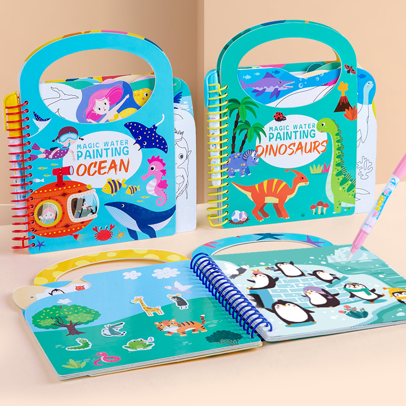 Magisches Wasser-Zeichenbuch f – Reusable Water Magic Coloring Book Bewertung und Preis