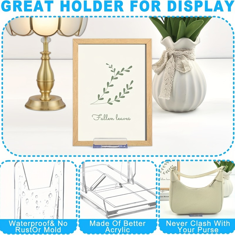 12 Stück 5/ Transparenter Acry – Clear Acrylic Book Stand Holder Bewertung und Preis