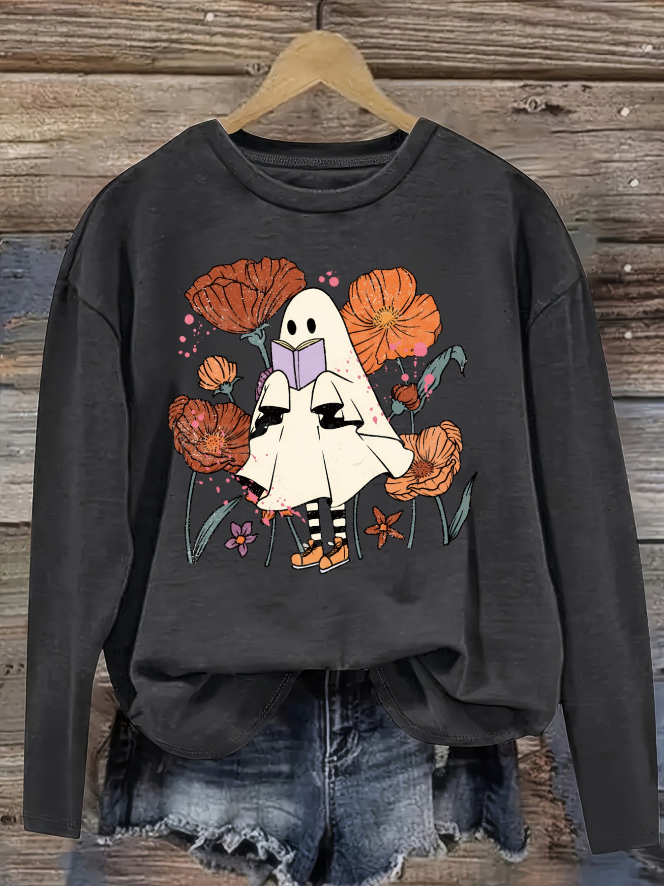 Damen-Freizeit-T-Shirt mit lan – Books Bewertung und Preis